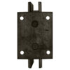 CRL V1E074ABC0 Antique Brushed Copper Vienna 074 Series Short Back Plate Wall Mount Hinge