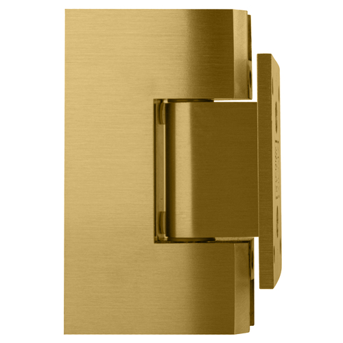 CRL V1E074ABC0 Antique Brushed Copper Vienna 074 Series Short Back Plate Wall Mount Hinge