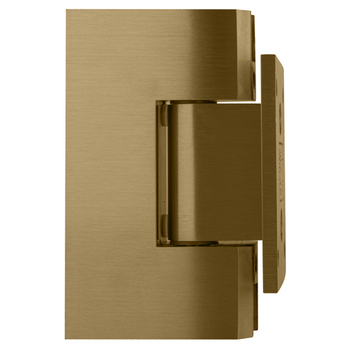 CRL V1E074ABC0 Antique Brushed Copper Vienna 074 Series Short Back Plate Wall Mount Hinge