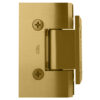 CRL V1E074ABC0 Antique Brushed Copper Vienna 074 Series Short Back Plate Wall Mount Hinge