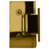 CRL V1E074ABC0 Antique Brushed Copper Vienna 074 Series Short Back Plate Wall Mount Hinge