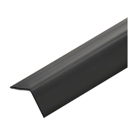 CRL VAT75MBL Matte Black PVC 3/4" x 3/4" 90 Degree Angle with Pre-Applied Tape - 95"