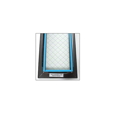 CRL VLFEZ12X12WS 12" x 12" Door Vision Lite with Wire Glass