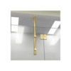 CRL VPK33BR Polished Brass 33" Two Point Vertical Post System