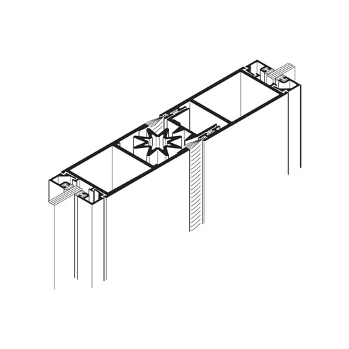 CRL A11535C-CCP4 Storefront Door Pile Weatherstrip .350 Pile Height; .350 Backing Width -  4 inch Sample