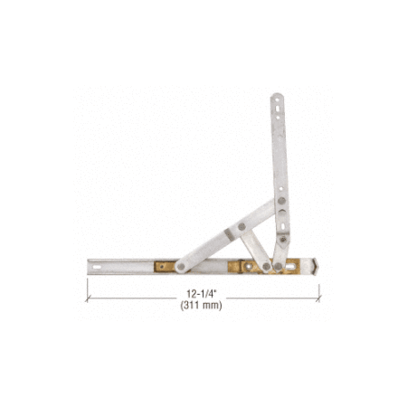 CRL WH66342 90 Degree 4-Bar Hinge - 12-1/4" Length