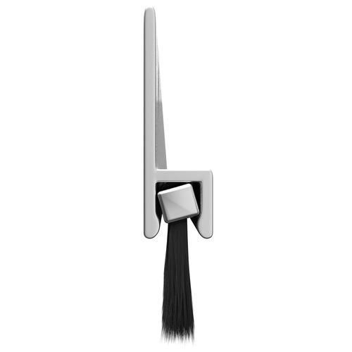 CRL WS377DV72 72" Extruded Dark Bronze Anodized and Nylon Brush Door 5/8" Bristle Weatherstrip