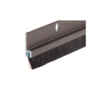 CRL WS377DV72 72" Extruded Dark Bronze Anodized and Nylon Brush Door 5/8" Bristle Weatherstrip