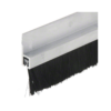 CRL WS377DV72 72" Extruded Dark Bronze Anodized and Nylon Brush Door 5/8" Bristle Weatherstrip