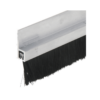 CRL WS377DV72 72" Extruded Dark Bronze Anodized and Nylon Brush Door 5/8" Bristle Weatherstrip