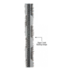 CRL Z78238C Zipper Pile Weatherstrip .187" Backing - .400" Pile Height - 100' Roll