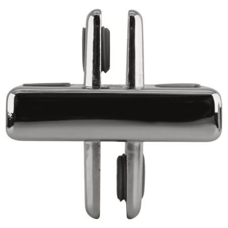 CRL ZLC10CH Chrome Four-Way 90 Degree Adjustable Shelf Connector