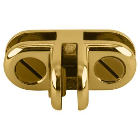 CRL ZLC3BR Brass T-Style Three-Way 90 Degree Display Connector