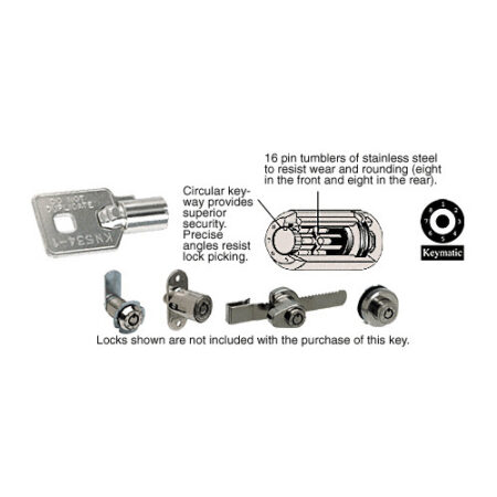 CRL KMK5 Keymatic Number 5 Combination Key for Keymatic Series Locks