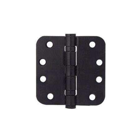 CRL CB48D Black 4" x 4" Commercial Bearing Hinge 5/8" Radius