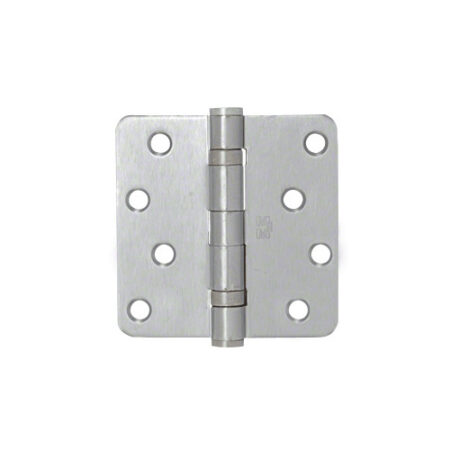 CRL RB4426D Dull Chrome 4" x 4" Residential Bearing Hinge 1/4" Radius