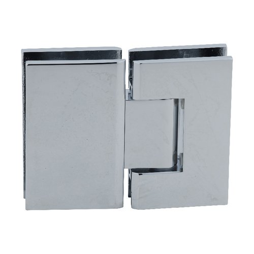 CRL GEN580CH Polished Chrome Geneva 580 Series 180 Degree Glass-to-Glass Hinge with 5 Degree Offset