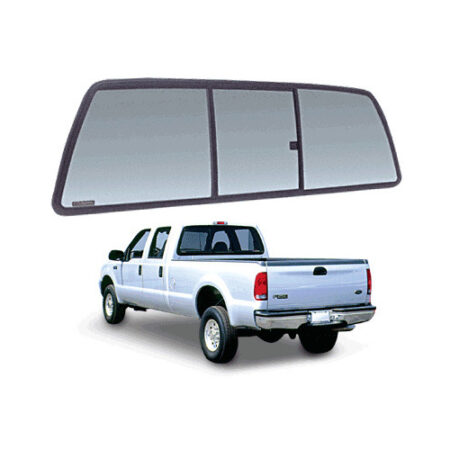 CRL TRC998S Tri-Vent Slider with Solar Glass for 1999-2007 F-250/F-350/F-450/F-550 Super Duty