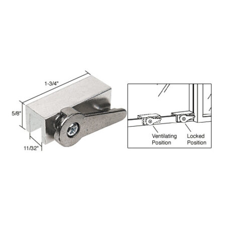 CRL S4064 Aluminum Window and Patio Door Cam Lock