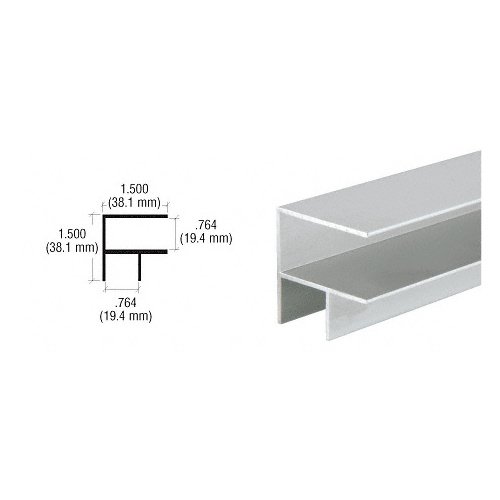 Brixwell D320A-CCP36 Satin Anodized Corner Mold Extrusion  36" Stock Length