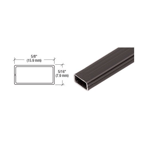 CRL WSSB58M Mill 5/8" x 5/16" Roll Formed Aluminum Spreader Bar 146" Stock Length