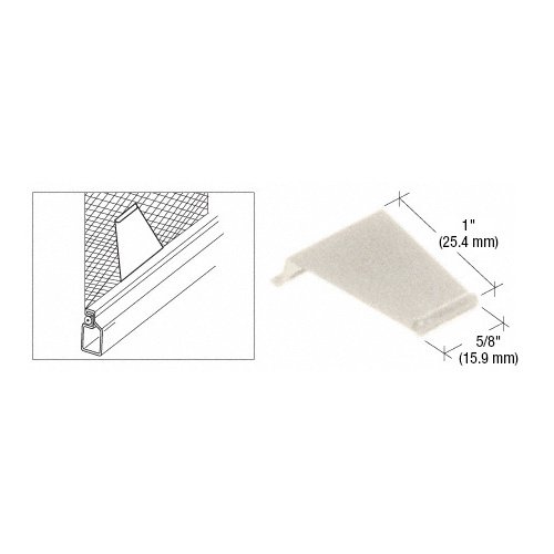 CRL L5525 Natural Plastic Pull Tabs - Carded - pack of 6