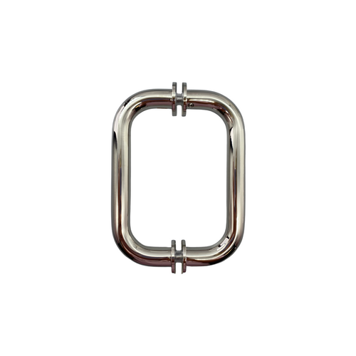 CRL BM6X6SB Satin Brass 6" BM Series Tubular Back-to-Back Pull Handle