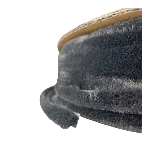 CRL A11535C-CCP4 Storefront Door Pile Weatherstrip .350 Pile Height; .350 Backing Width - 4 inch Sample