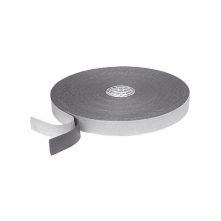 CRL 74418X34GRY Gray 1/8" x 3/4" Single Sided Foam Glazing Tape