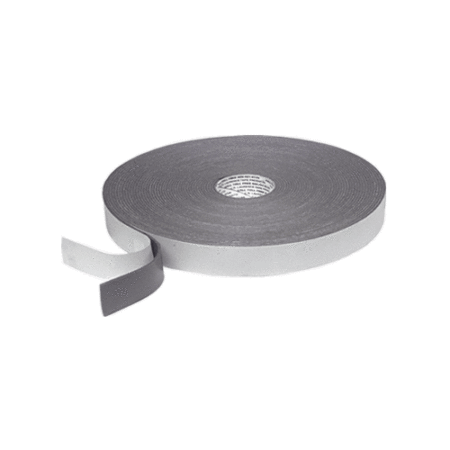 CRL 74814X34GRY Gray 1/4" x 3/4" Single Sided Foam Glazing Tape