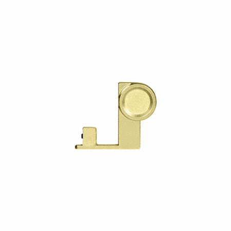 CRL 8575SBR Satin Brass End Cap Finger Pull