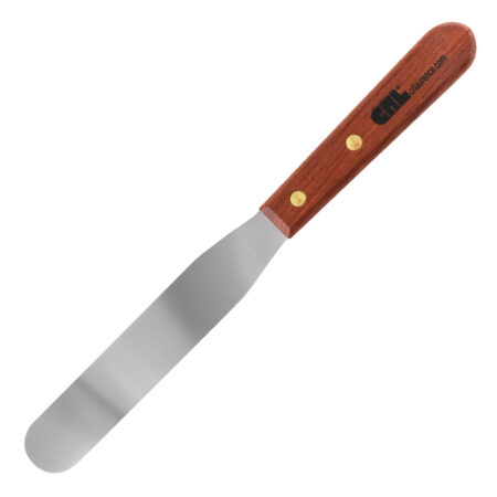 CRL AB2586 6" x 1" Wooden Handle Spatula