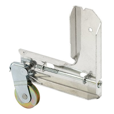 CRL B725 Stamped Aluminum Corner Insert With 1" Steel Ball Bearing Center Groove Sliding Screen Door Roller for Jim Walters