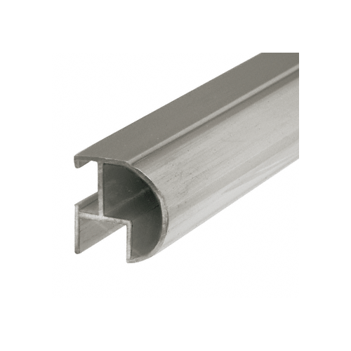 Brixwell BF144BN-CCP84-XCP5 Brushed Nickel Bull Nose Mirror Frame Extrusion 84" Stock Length - pack of 5