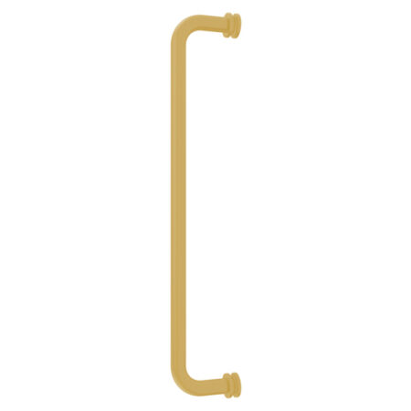 CRL BM24ULBR Unlacquered Brass 24" BM Series Tubular Single-Sided Towel Bar