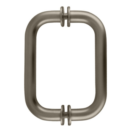 CRL BM6X6SN Satin Nickel 6" BM Series Tubular Back-to-Back Pull Handle