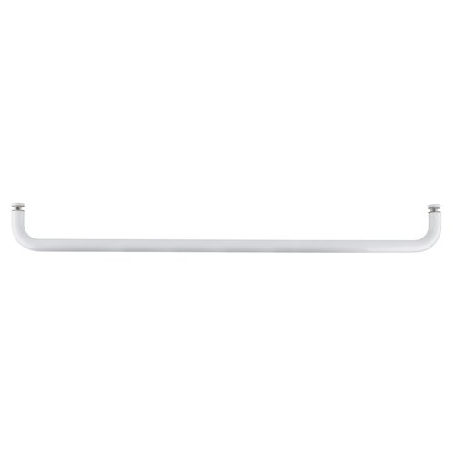 CRL BMNW27W White 27" BM Series Single-Sided Towel Bar Without Metal Washers