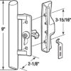 CRL C1018 Wood/Aluminum Non-Keyed Internal Lock Sliding Glass Door Handle Set with 3-15/16" Screw Holes for Viking Doors