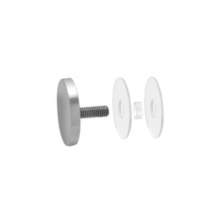 CRL ACSC2BS 316 Brushed Stainless Clad Aluminum 2" Diameter Standoff Cap Assembly