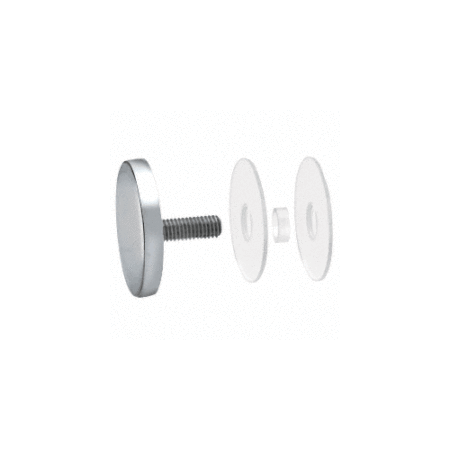 CRL CAP2PS 316 Polished Stainless 2" Diameter Standoff Round Cap Assembly