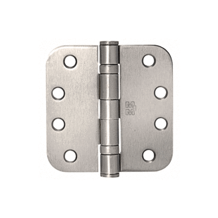 CRL CB4815 Dull Nickel 4" x 4" Commercial Bearing Hinge 5/8" Radius