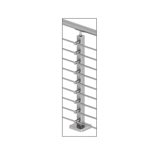 CRL CBR8PS 316 Polished Stainless Center Standoff Connector (Flat Back)