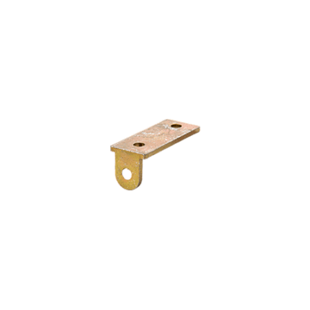 CRL CD406BR Brass 90 degree End Mount Header Bracket