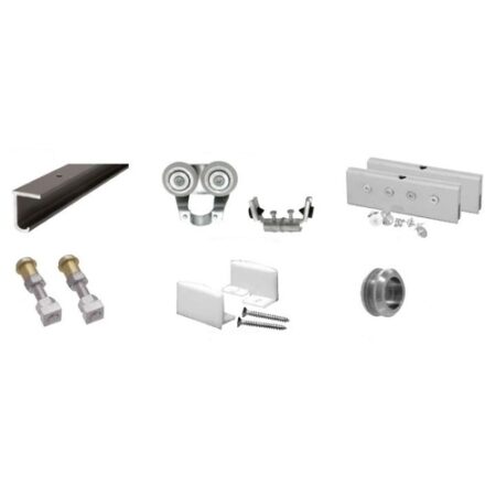 CRL CRL3601 EZ-Slide 180 Top Hung Single Track Sliding Door Kit