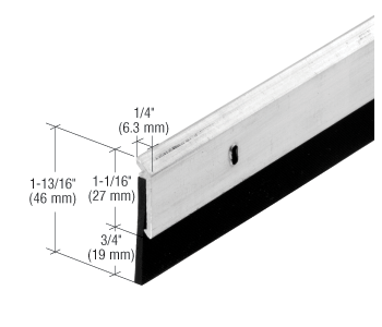 CRL 33N1A36 36" Door Bottom with Neoprene Sweep Mill