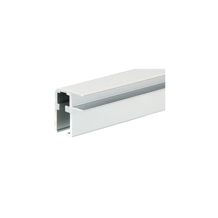 Brixwell D3001A-CCP72 Satin Anodized Aluminum Showcase Top Rail Extrusion  72" Stock Length