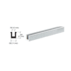 CRL D3031A Satin Anodized Aluminum Snap-In Extrusion 144" Stock Length
