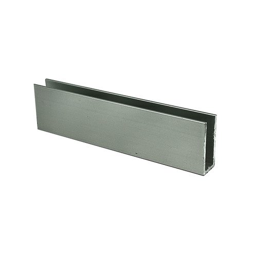 Brixwell D623DU-CCP72-XCP50 Duranodic Bronze 1/4" Single Channel with 1" High Wall  72" Stock Length - pack of 50