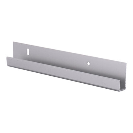 CRL D636A Satin Anodized 1/4" Standard Aluminum J-Channel 144" Stock Length