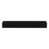 Brixwell D712BL-CCP95 Black Upper Plastic Track for 1/4" Sliding Panels  95" Stock Length